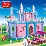 邦宝益智拼装城市积木儿童玩具女孩最爱生日礼物公主城堡益智系列