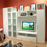 强象家具整体电视柜组合现代简约视听柜储物柜板式书柜特价D-011