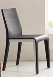 正品餐椅黑色橡木实木椅铝合金咖啡馆休闲椅子简约凳子品牌家具