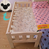 特价简约现代单人包邮加宽加长实拼接单1米松木床儿童床双人床架