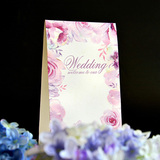 Sweetheart 紫色创意 婚礼台卡结婚桌卡婚庆席位卡宴席卡婚庆用品