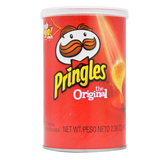 【天猫超市】美国进口  Pringles 品客薯片原味 67g 办公休闲零食