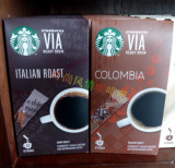正品门店代购星巴克 STARBUCKS VIA哥伦比亚意式烘焙免煮速溶咖啡