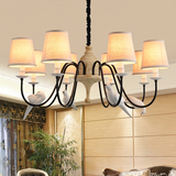 北欧美式树脂吊灯咖啡厅餐厅复古创意小鸟铁艺吊灯简约客厅卧室灯