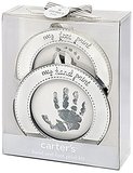 美国 卡特cater's宝宝婴儿新生儿手印脚印银盘高档纪念品 礼盒装