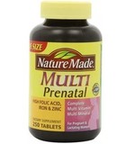 有防伪码Nature Made Multi Prenatal孕妇综合维生素250粒