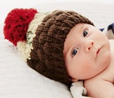 现货英国代购2015秋冬正品NEXT男女宝宝圣诞水果布丁毛球针织帽