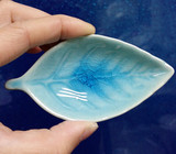 美容院 精油碟陶瓷碗 泰式SPA碗碟美容院精油碟 小叶子碟