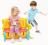 儿童桌椅多功能学习储物桌椅幼儿园画画桌椅餐桌折叠桌玩具收纳椅