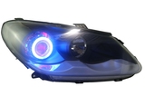 奇瑞A3大灯总成改装双光透镜HID氙气灯LED泪眼日行灯汽车大灯