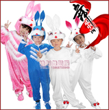 精制舞蹈.特价动物白色小兔子表演服.舞蹈服装儿童跳舞演出衣服