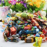 人气原味散装俄罗斯新款混合糖果10种夹心过年500g买五斤送半斤