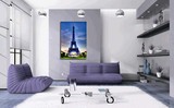 客厅装饰画 客厅 现代简约无框画单联客厅挂画壁画 巴黎铁塔