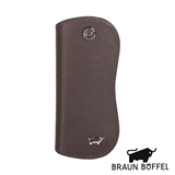 BRAUN BUFFEL 绅士系列压纹单锁钥匙包（咖啡色）