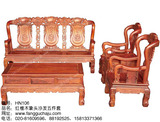 红檀木象头沙发五件套 红木沙发套装 客厅沙发实木沙发 红木家具