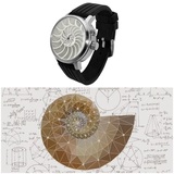 美国正品代购创意手表男士LED背光 HaloTech 鹦鹉螺数学设计腕表