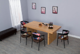 现代简约餐桌椅组合实木长桌大班台会议桌 办公桌休闲会客泡茶桌