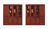 高档办公文件柜组合书柜子 木质实木贴皮档案柜储物架 橱子书架