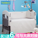美国danilove折叠婴儿床多功能可折叠可对接便携摇床游戏床