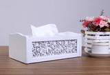 抽纸盒木质纸巾盒客厅欧式创意复古纸抽盒车用纸巾盒餐桌纸巾收纳