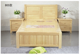 厂家直销简约现代 儿童橡木床 单人床1.2米 1.5米实木双人床