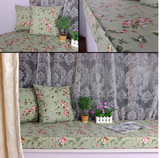 韩版田园风格定做飘窗垫窗台垫沙发坐垫抱枕床垫榻榻米及各种软包