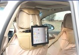 苹果iPad2 3 4 mini 三星汽车座椅后背头枕支架 车载平板电脑支架