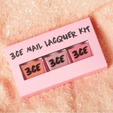 韩国stylenanda正品代购 3CE甜美可爱的3色粉系指甲油套装 现货