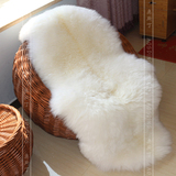 家用地毯垫纯羊毛地毯 卧室沙发垫床边毯飘窗垫皮毛一体简约定做