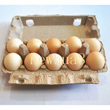 10枚纸浆鸡蛋盒10枚鸡蛋托鸡蛋盒子纸浆蛋盒土鸡蛋鸭蛋蛋盒包装盒