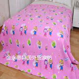 韩国外贸纯棉卡通小企鹅飞行家床垫加厚床单多用被夏凉被学生床用