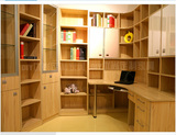 汉中书桌书架书柜定制 定做鞋柜 储物柜 门厅柜 家具电脑桌带书架