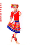 苗族少数民族服装女土家族壮族瑶族侗族舞蹈演出服饰舞台装秧歌服