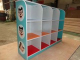 特价幼儿园玩具柜 儿童书包柜鞋柜 储物柜玩具架 手绘米奇收纳架