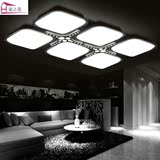 简约现代LED吸顶灯十字艺术创意长方形客厅灯时尚大气卧室灯灯具