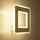 现代简约LED个性创意壁灯 儿童卧室书房客厅走廊楼梯方形灯具灯饰