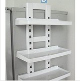 韩国三层白色冰箱挂架侧壁架 厨房置物架 收纳架 宜家特价
