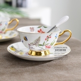 创意欧式骨瓷咖啡杯碟英式茶具咖啡杯下午茶杯红茶杯花茶杯配碟