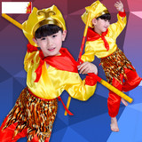 16新款六一儿童男童孙悟空猴子表演舞蹈服西游记猴哥舞蹈演出服装