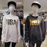 韩国直发NBA新款女款简约字母长袖卫衣韩国专柜正品代购N151TS810
