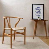 定制伊姆斯创意咖啡Y椅家用木头椅子靠背实木餐椅新中式榉木餐椅