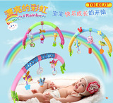 婴儿玩具0-2-3-6-12个月推车夹车挂挂件宝宝床挂床夹床头摇铃01岁