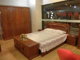 上海 实木 家具 品牌 卧室套装 衣柜 电视柜 床头柜 核桃木 806型