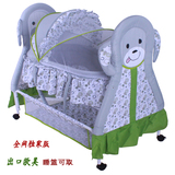 婴儿摇篮婴儿床摇篮床宝宝床新生儿睡篮摇床卡通铁提篮布艺小摇床