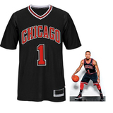 NBA公牛队罗斯1号球衣篮球服短袖套装加索尔16号半袖23号T恤球裤