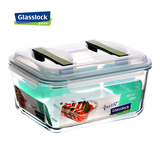 韩国Glasslock钢化玻璃保鲜盒大容量密封粮食储物盒MHRB600 6.0L