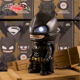 包邮蝙蝠侠大战超人正义黎明Q版手办重盔甲可动发光模型公仔玩具