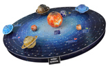 纸魔世家3D立体拼图 纸质太阳系行星 儿童手工益智模型 宇宙行星