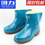 上海回力雨鞋 牛筋底女士复古简约短筒 果冻雨鞋 水鞋 胶鞋套鞋
