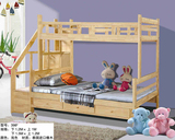全实木橡木高低子母床1.5米1.2米双层床上下床上下铺多功能母子床